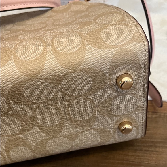Coach Blush Pink and Beige Shoulder Bag main image 7